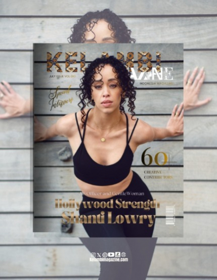 Kelambi Magazine Fitness Swimsuit Underwater, Special Cover Story Shanti Lowry July Edition Vol 090, page 2