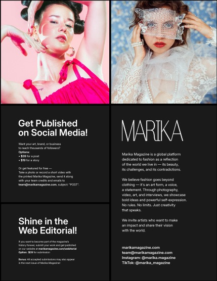 MARIKA MAGAZINE FASHION & GLAMOUR (ISSUE 6374 - AUGUST), page 2