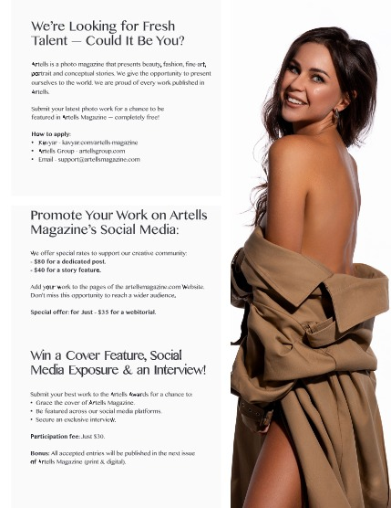 ARTELLS MAGAZINE - PORTRAIT NOVEMBER (Vol 3722), page 3