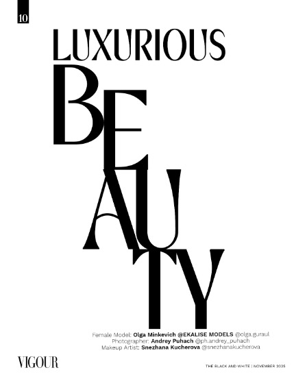 VIGOUR MAGAZINE The Black And White | October 2025 | Issue 03, page 10