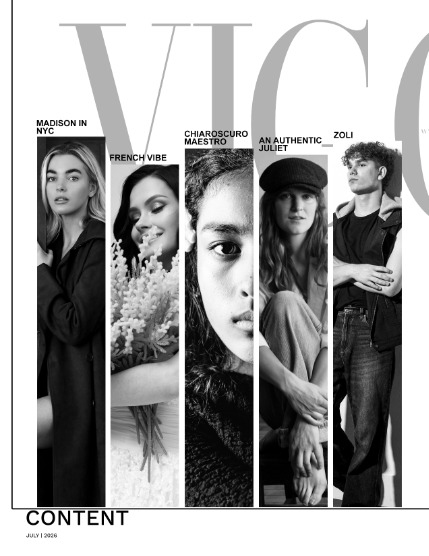 VIGOUR MAGAZINE The Black And White | July 2026 | Issue 02, page 2