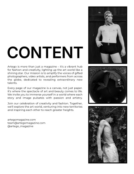 ARTEGO MAGAZINE - MEN AUGUST ISSUE 987, page 2