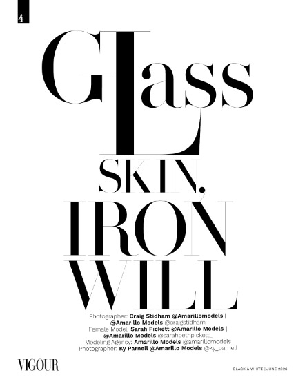 VIGOUR MAGAZINE The Black And White | June 2026 | Issue 01, page 4