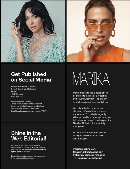 MARIKA MAGAZINE PORTRAIT (ISSUE 6391 - August), page 2