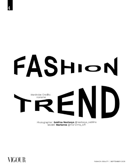 VIGOUR MAGAZINE Fashion & Beauty | September 2025 | Issue 05, page 4