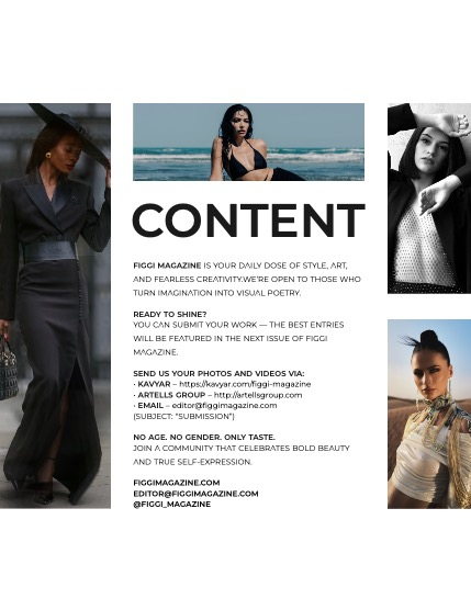 FIGGI MAGAZINE - FASHION & GLAMOUR JANUARY (Vol 1972), page 3