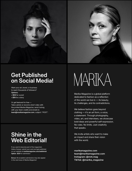 MARIKA MAGAZINE PORTRAIT (ISSUE 6351 - JULY), page 2