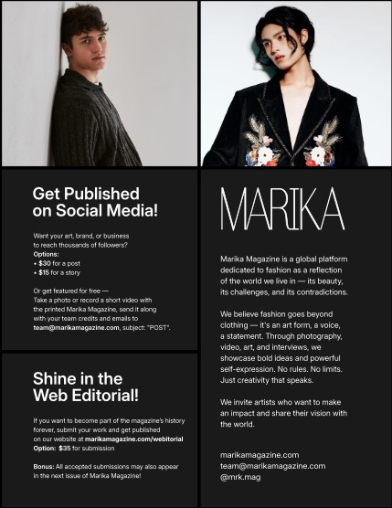 MARIKA MAGAZINE MEN (ISSUE 6110 - JANUARY), page 2