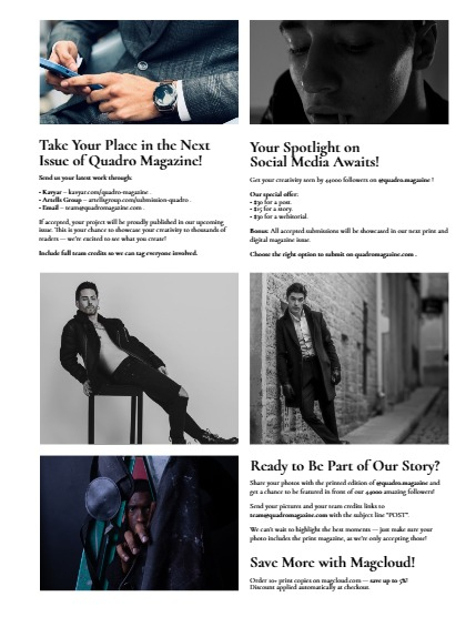 QUADRO MAGAZINE - MEN JUNE (Vol 1118), page 3