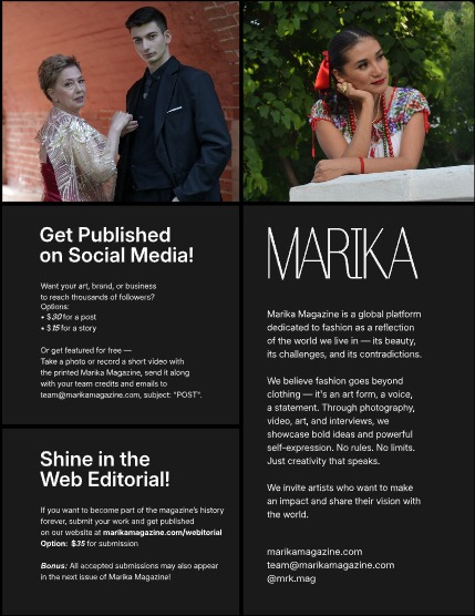 MARIKA MAGAZINE PORTRAIT (ISSUE 6035 - NOVEMBER), page 2