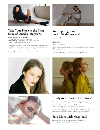 QUADRO MAGAZINE - PORTRAIT APRIL (Vol 1550), page 3