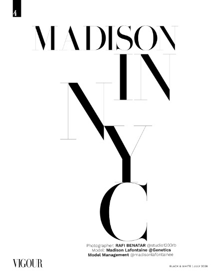 VIGOUR MAGAZINE The Black And White | July 2026 | Issue 02, page 4
