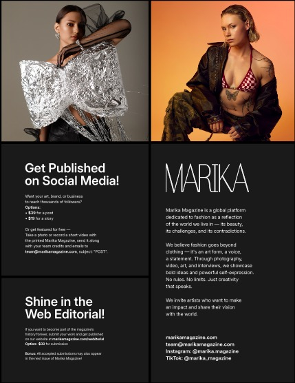 MARIKA MAGAZINE FASHION & GLAMOUR (ISSUE 6411 - SEPTEMBER), page 2