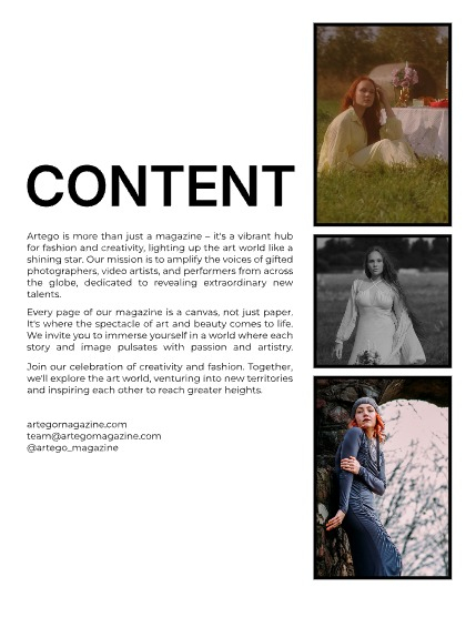 ARTEGO MAGAZINE -  PORTRAIT DECEMBER ISSUE 1168, page 2