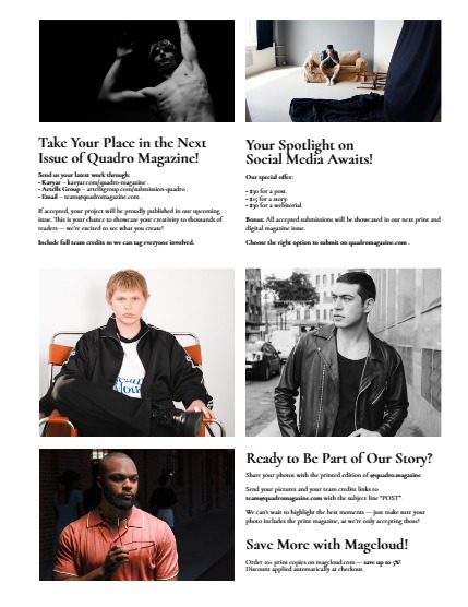 QUADRO MAGAZINE - MEN SEPTEMBER (Vol 1280), page 3