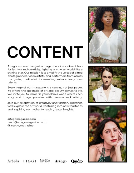 ARTEGO MAGAZINE - FASHION & GLAMOUR SEPTEMBER ISSUE 1489, page 2